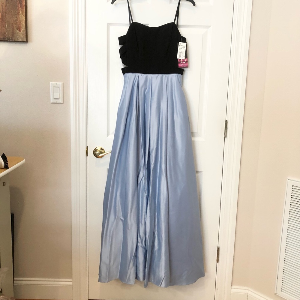 Classic Formal Dress Blue & Black